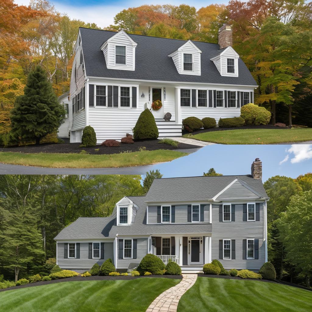 Completed roof replacement project showing new architectural shingles