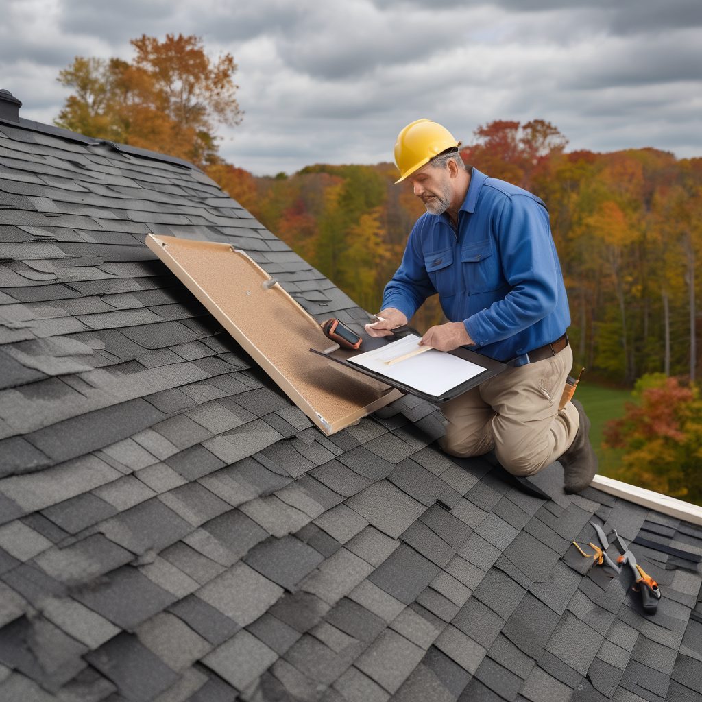 Professional roofing inspection with experienced contractor